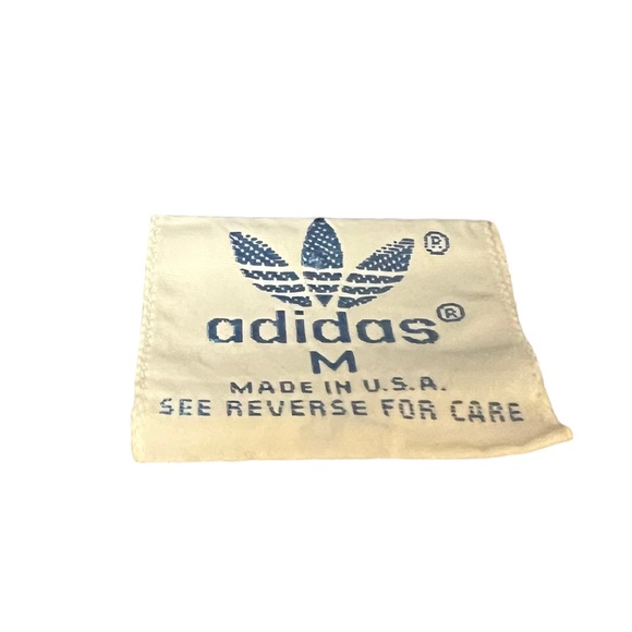 Adidas vintage windbreaker with light reflective bands for visibility in dark - Picture 6 of 6